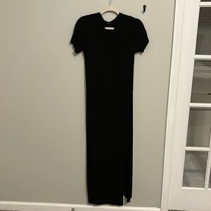 Who what wear long black maxi dress, target brand.